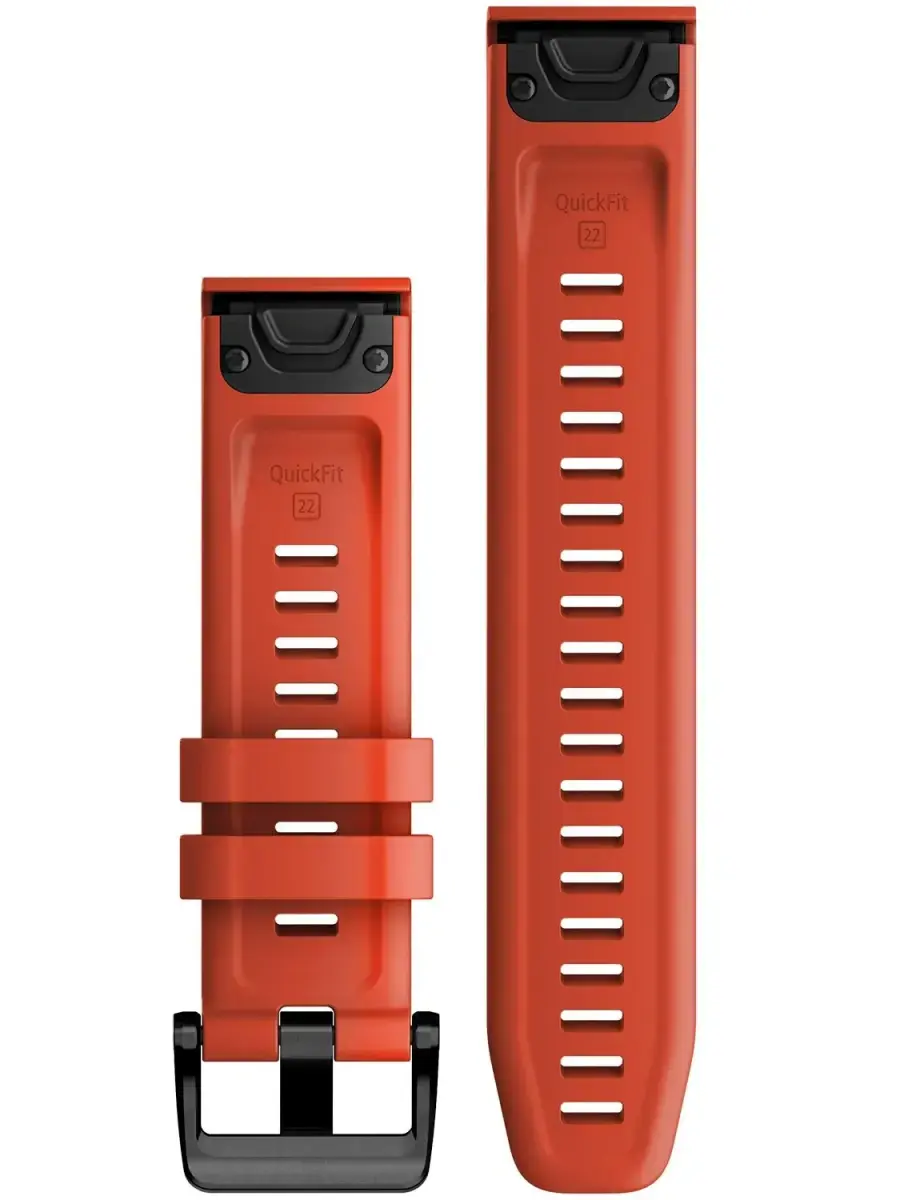 Ремешок Garmin QuickFit 22 Watch Bands Silicone - Flame Red (010-13111-04)