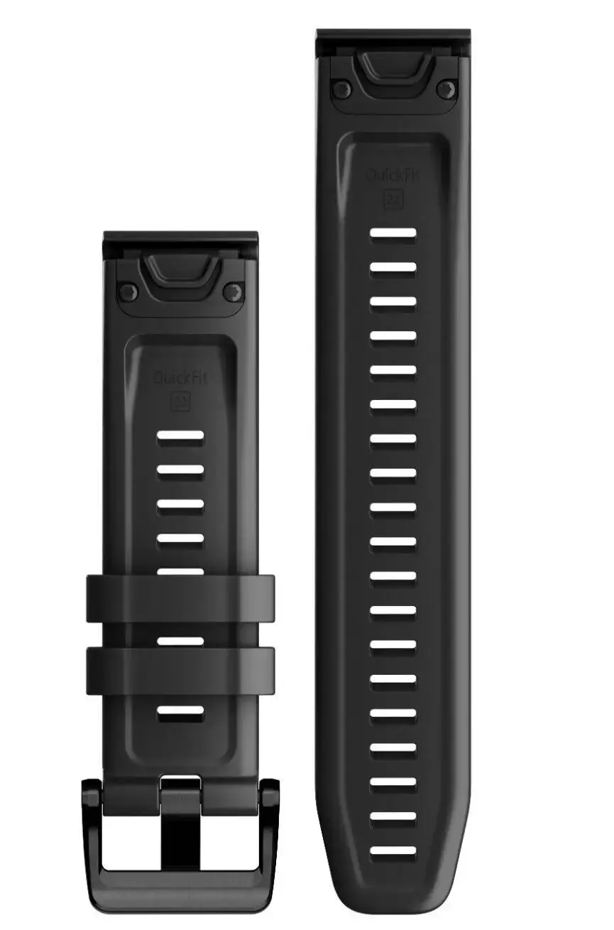 Ремешок Garmin QuickFit 22 Watch Bands Silicone - Slate Gray with Black Hardware (010-12863-22)