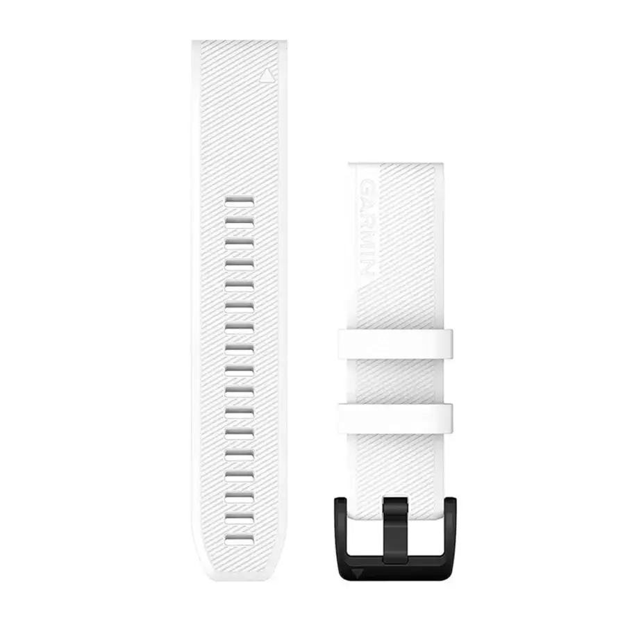 Ремешок Garmin QuickFit 22 Watch Bands - White with Black Stainless Steel Hardware (010-12901-01)
