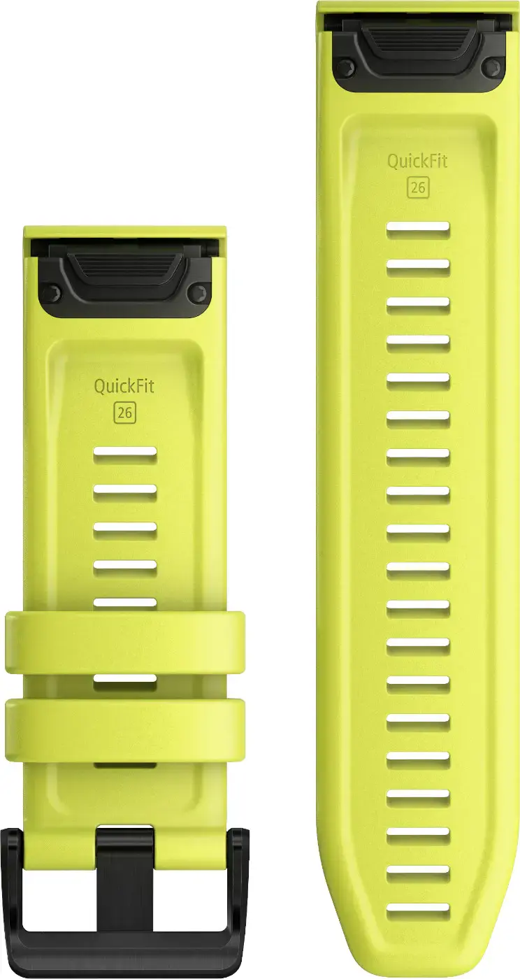 Ремінець Garmin QuickFit 26 Watch Bands Silicone - Amp Yellow (010-12864-04)