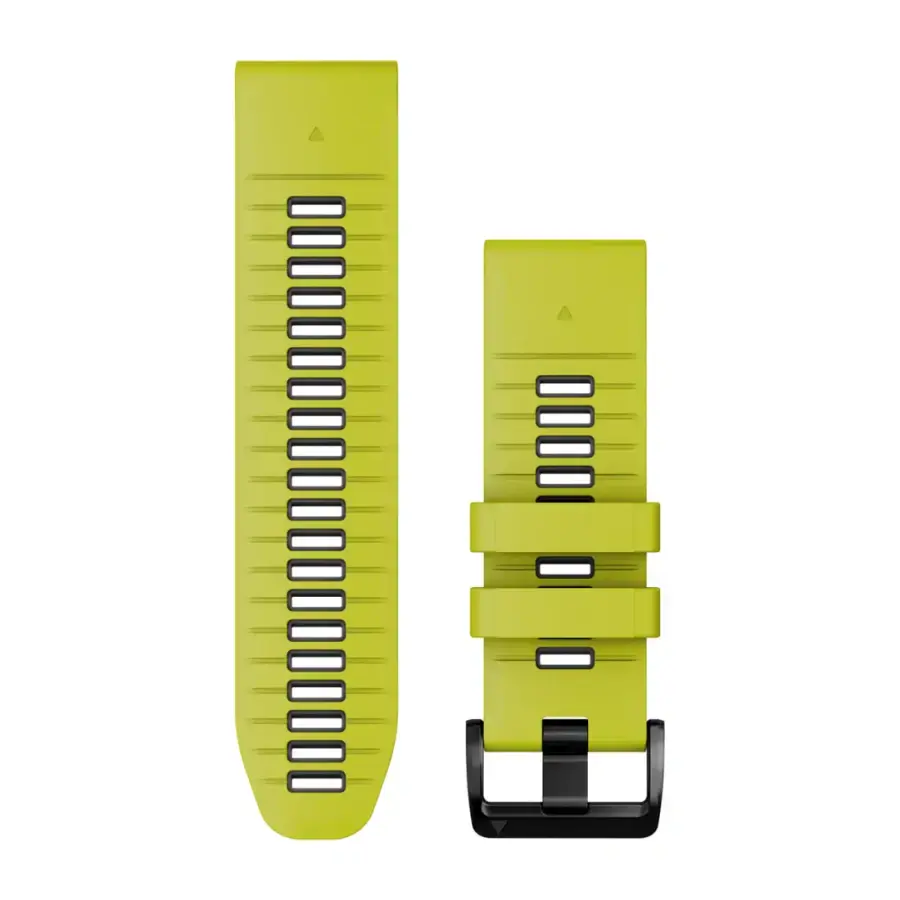 Ремешок Garmin QuickFit 26 Watch Bands Silicone - Electric Lime/Graphite (010-13281-03)