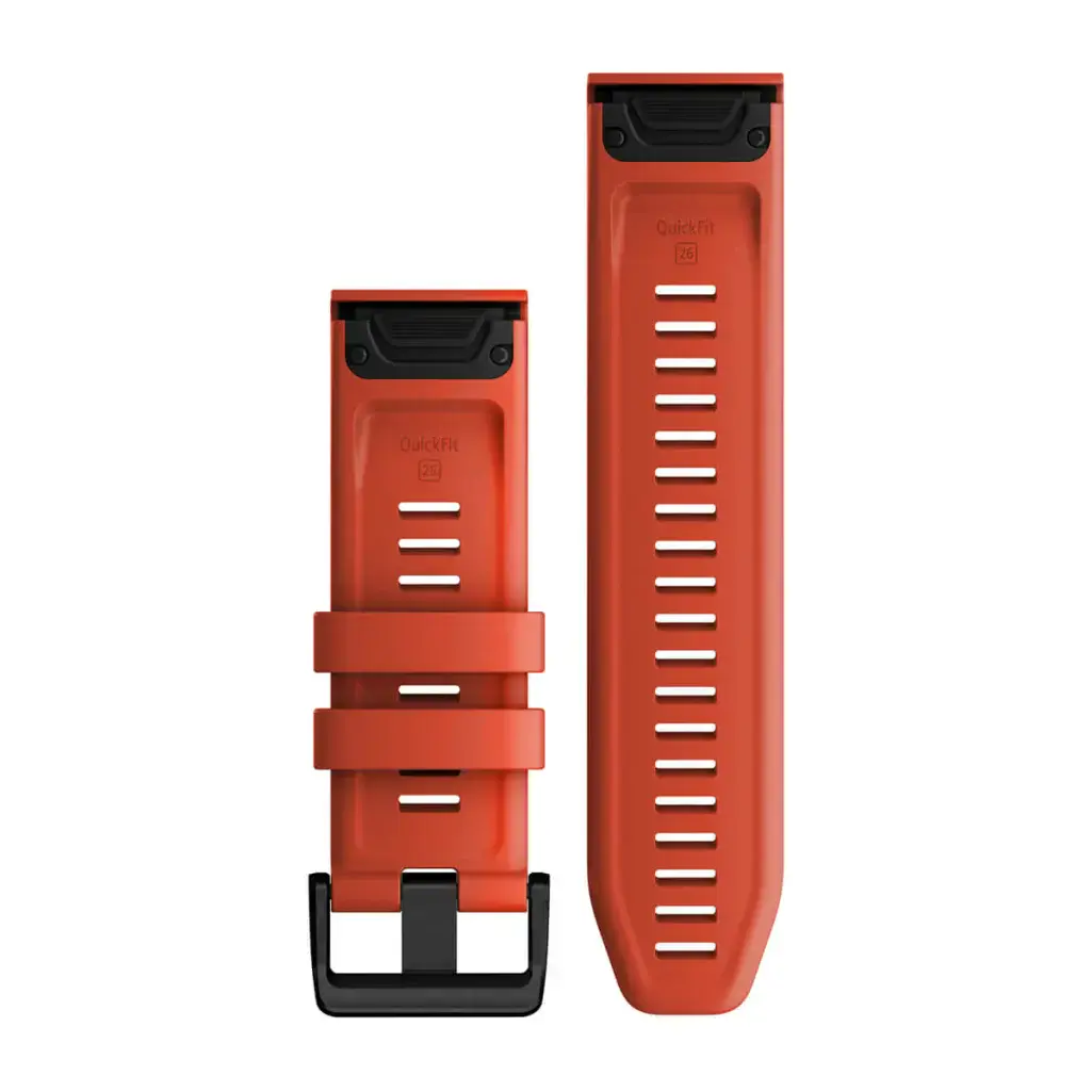 Ремінець Garmin QuickFit 26 Watch Bands Silicone - Flame Red (010-13117-04)
