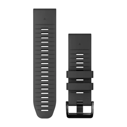 Ремешок Garmin QuickFit 26 Watch Bands Silicone - Graphite (10-13281-09)