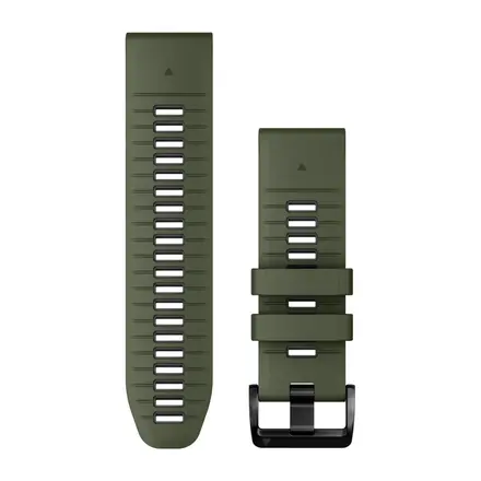 Ремешок Garmin QuickFit 26 Watch Bands Silicone - Moss/Graphite (10-13281-07)