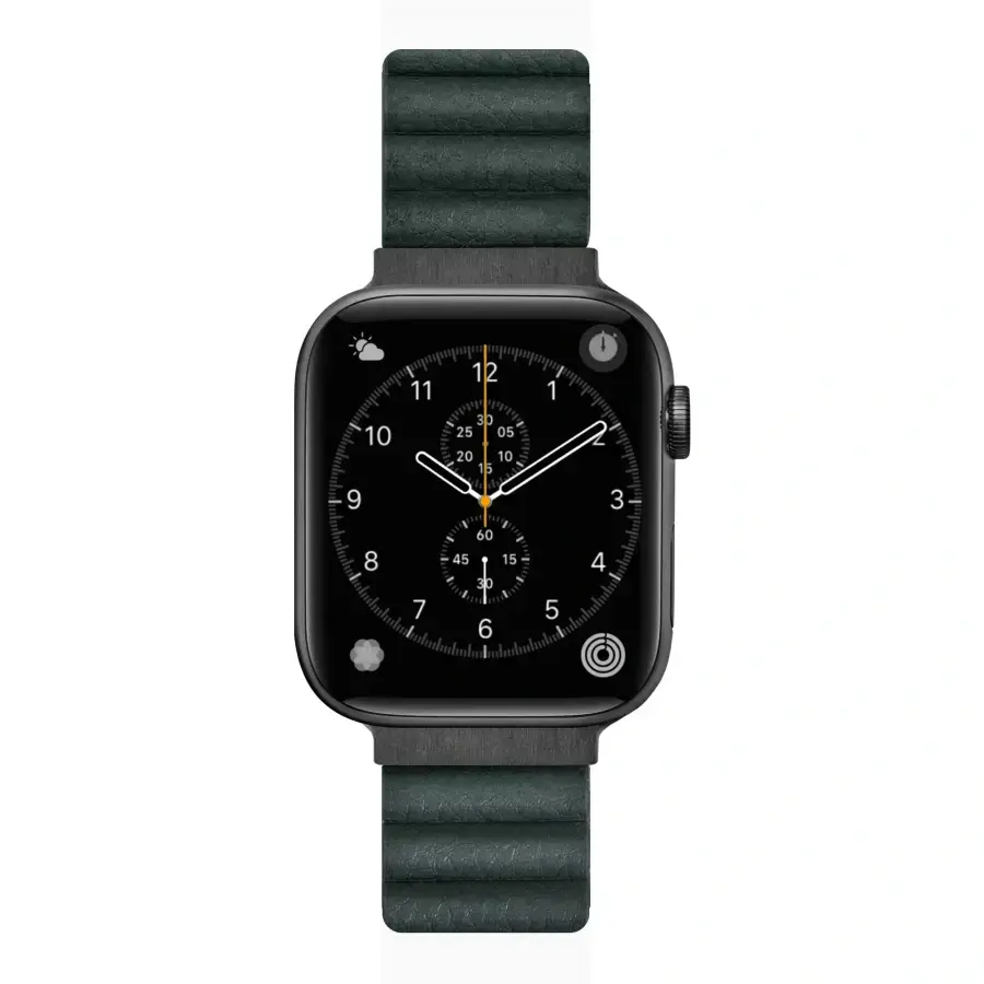 Ремінець LAUT NOVI LUXE для Apple Watch 42/44/45/49 мм - Pine Green (L_AWL_NL_GN)