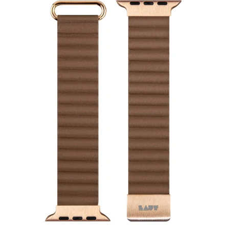 Ремешок LAUT NOVI LUXE для Apple Watch 42/44/45/49 мм - Sepia Brown (L_AWL_NL_BR)