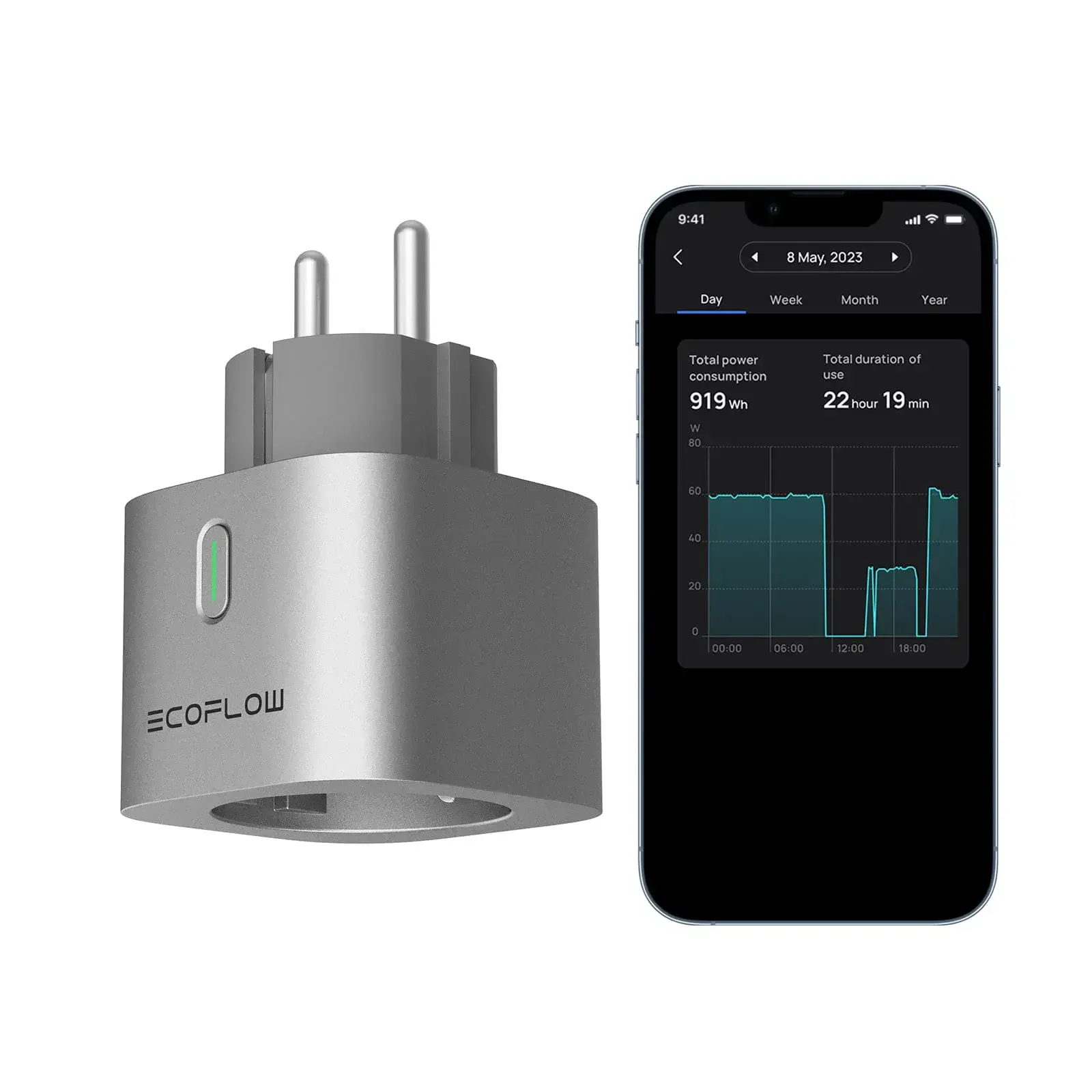 Умная розетка EcoFlow Smart Plug (EFA-SmartPlug-EU)