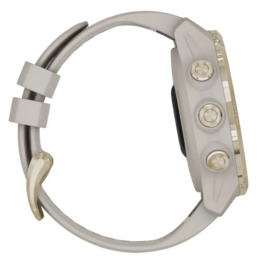 Смарт-годинник Garmin Descent Mk2S Light Gold with Light Sand Silicone Band (010-02403-01)