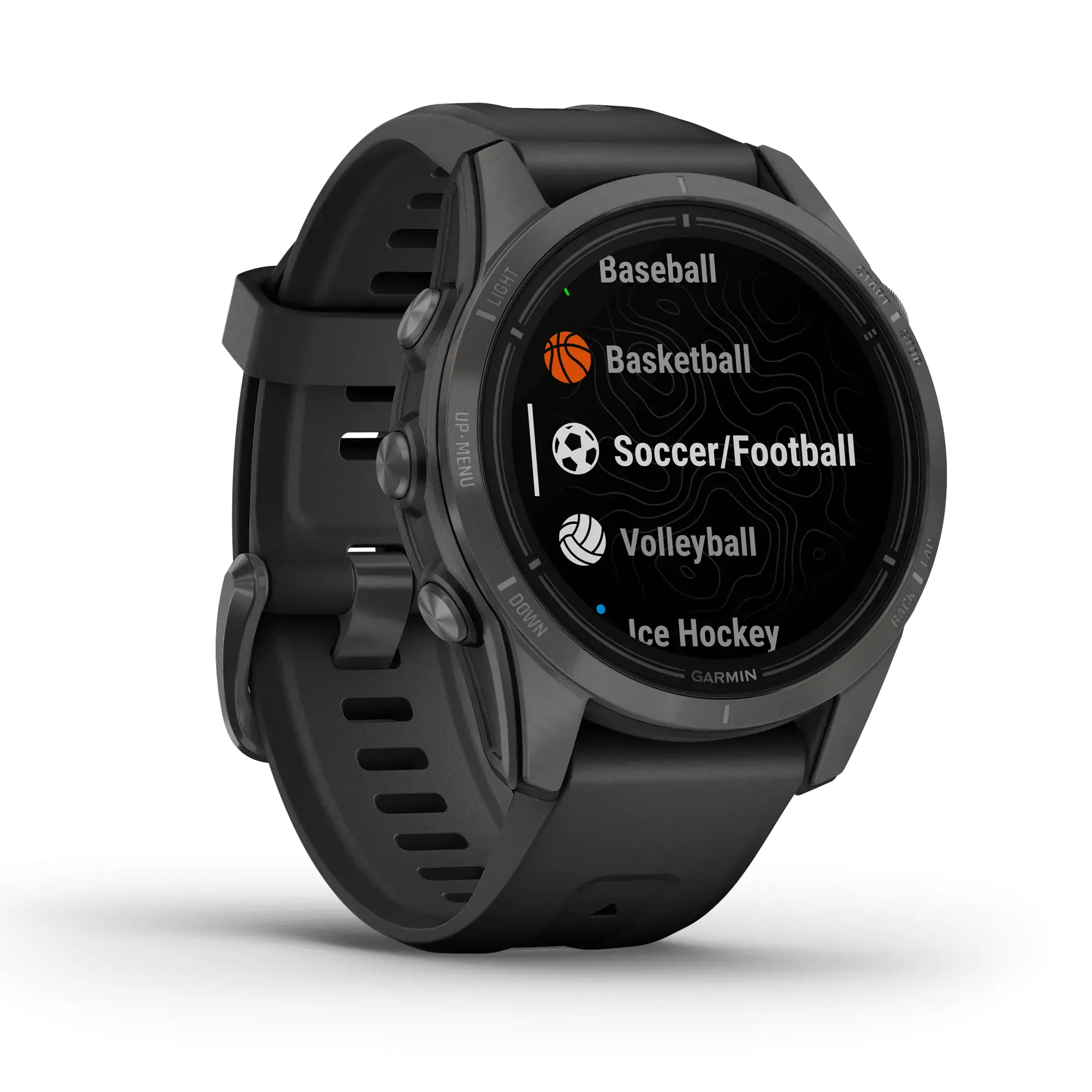 Смарт-годинник Garmin Epix Pro (Gen 2) Sapphire Edition | 42 mm Carbon Grey DLC Titanium with Black Band (010-02802-15)
