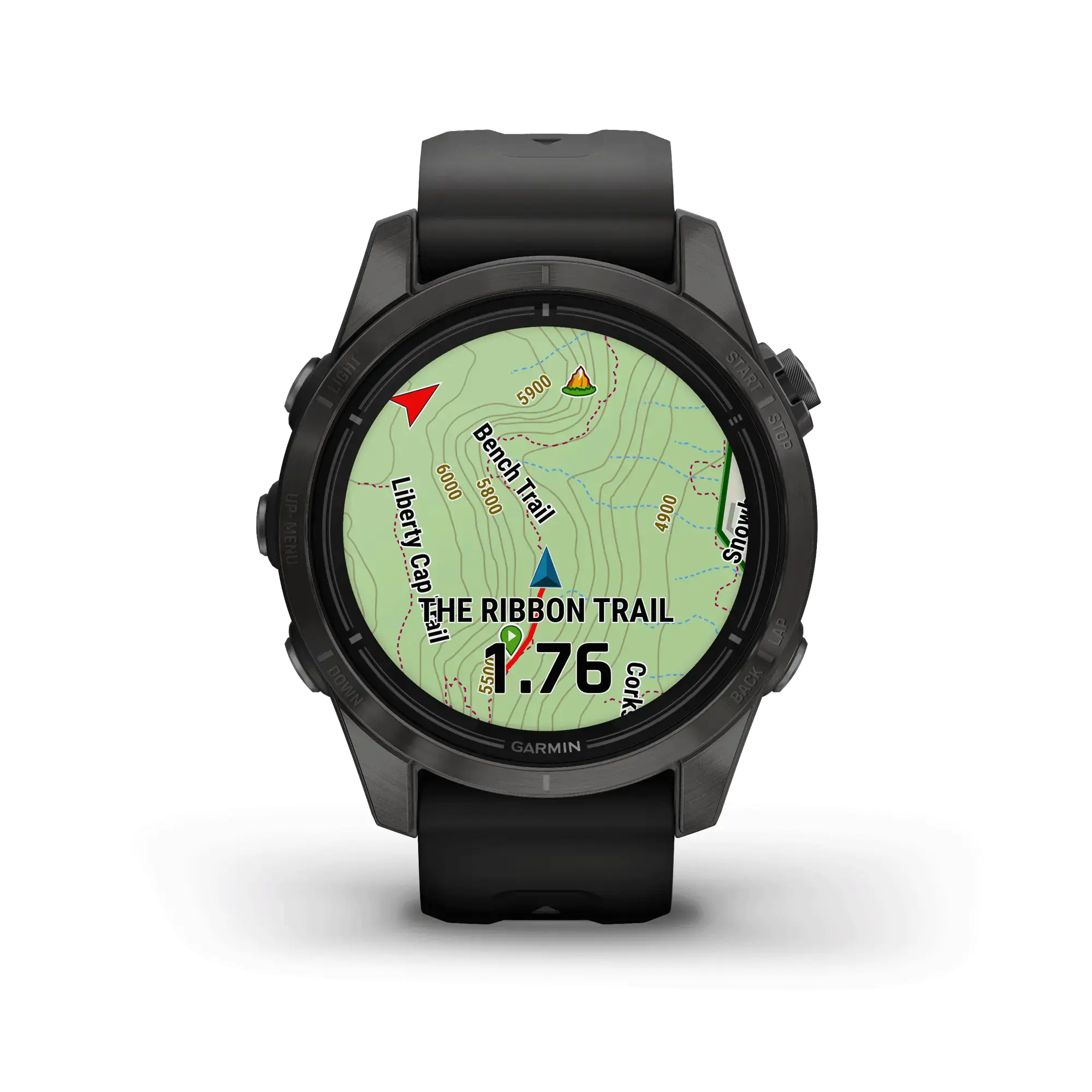 Смарт-годинник Garmin Epix Pro (Gen 2) Sapphire Edition | 42 mm Carbon Grey DLC Titanium with Black Band (010-02802-15)