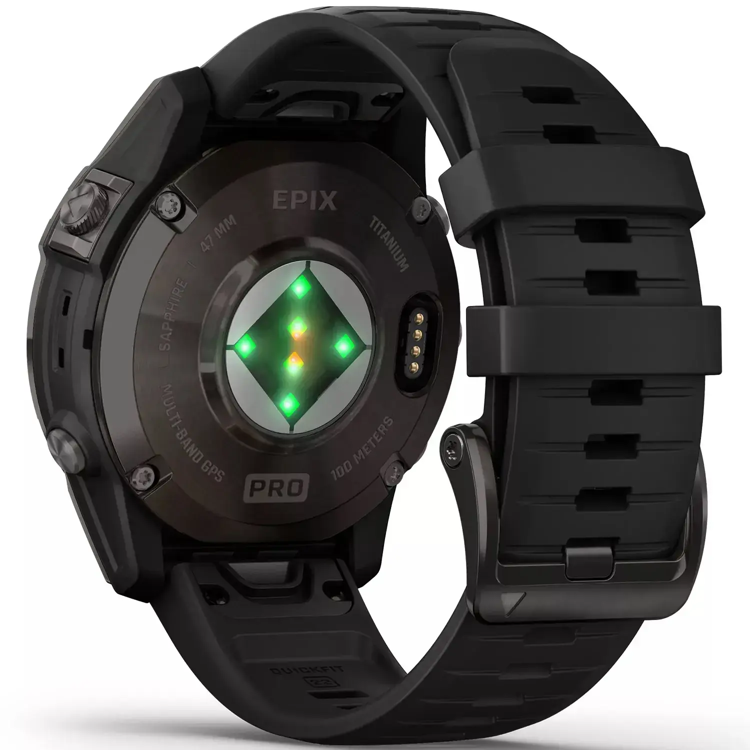 Смарт-годинник Garmin Epix Pro (Gen 2) Sapphire Edition | 47 mm Carbon Gray DLC Titanium with Black Band (010-02803-11)