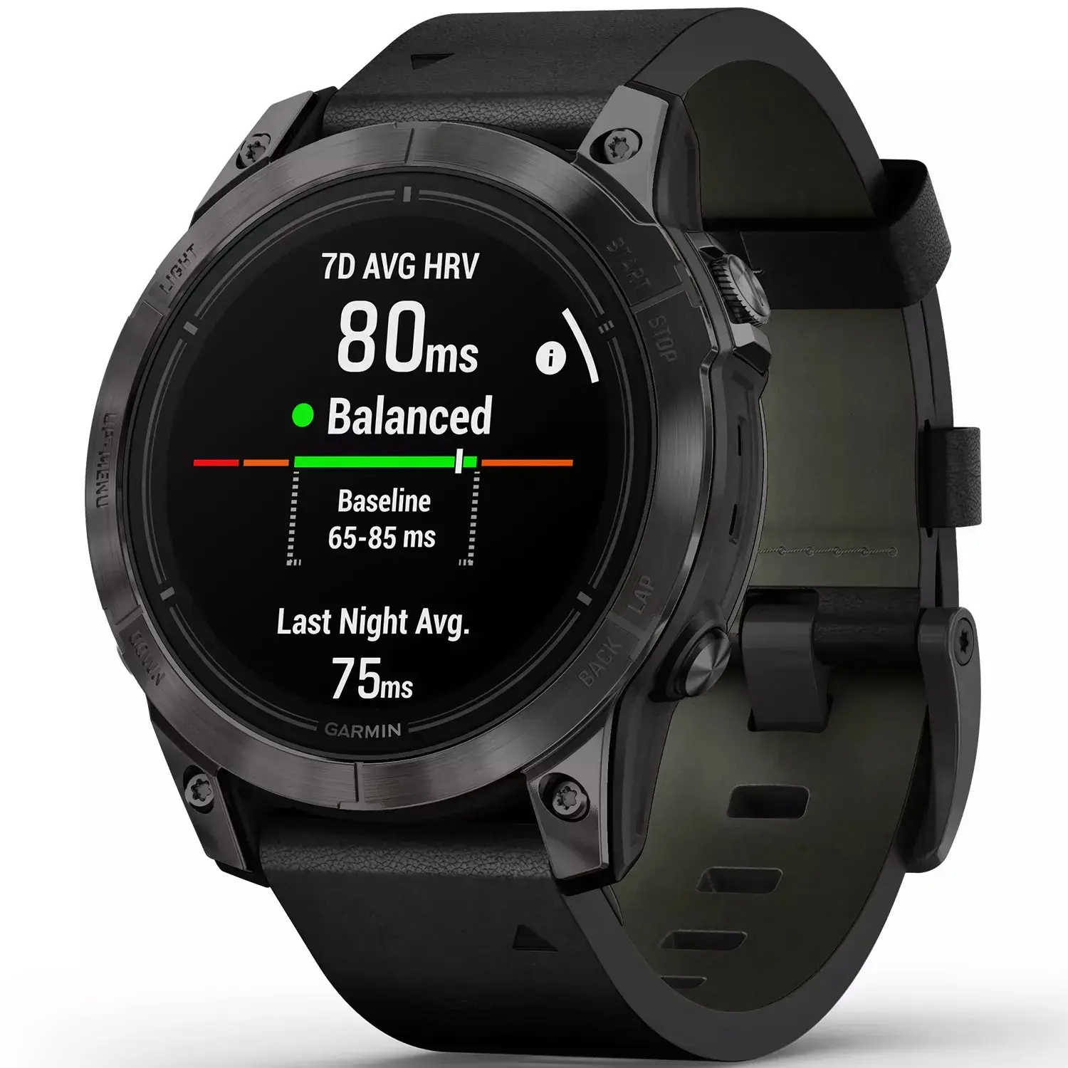 Смарт-часы Garmin Epix Pro (Gen 2) Sapphire Edition | 47 mm Carbon Grey DLC Titanium with Black Leather Band (010-02803-30)