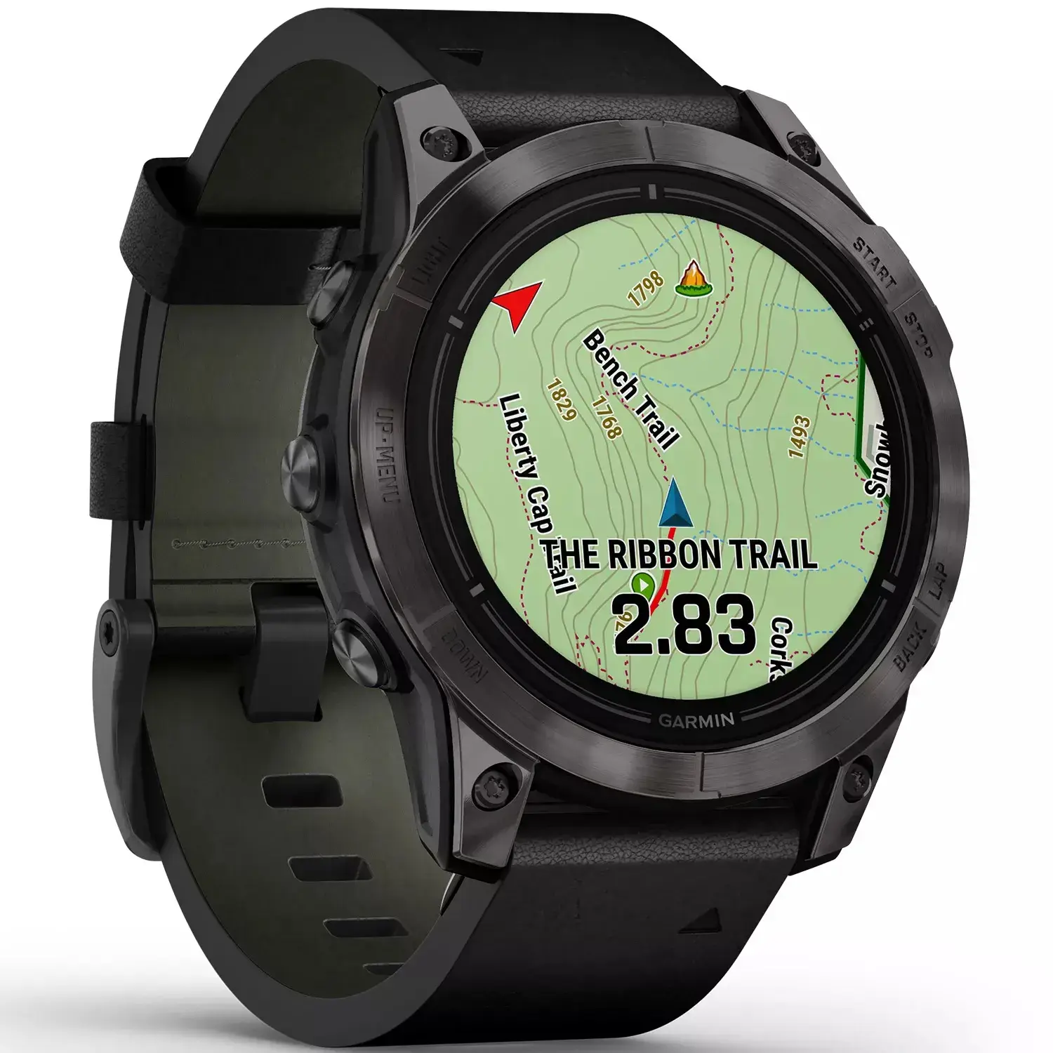 Смарт-часы Garmin Epix Pro (Gen 2) Sapphire Edition | 47 mm Carbon Grey DLC Titanium with Black Leather Band (010-02803-30)