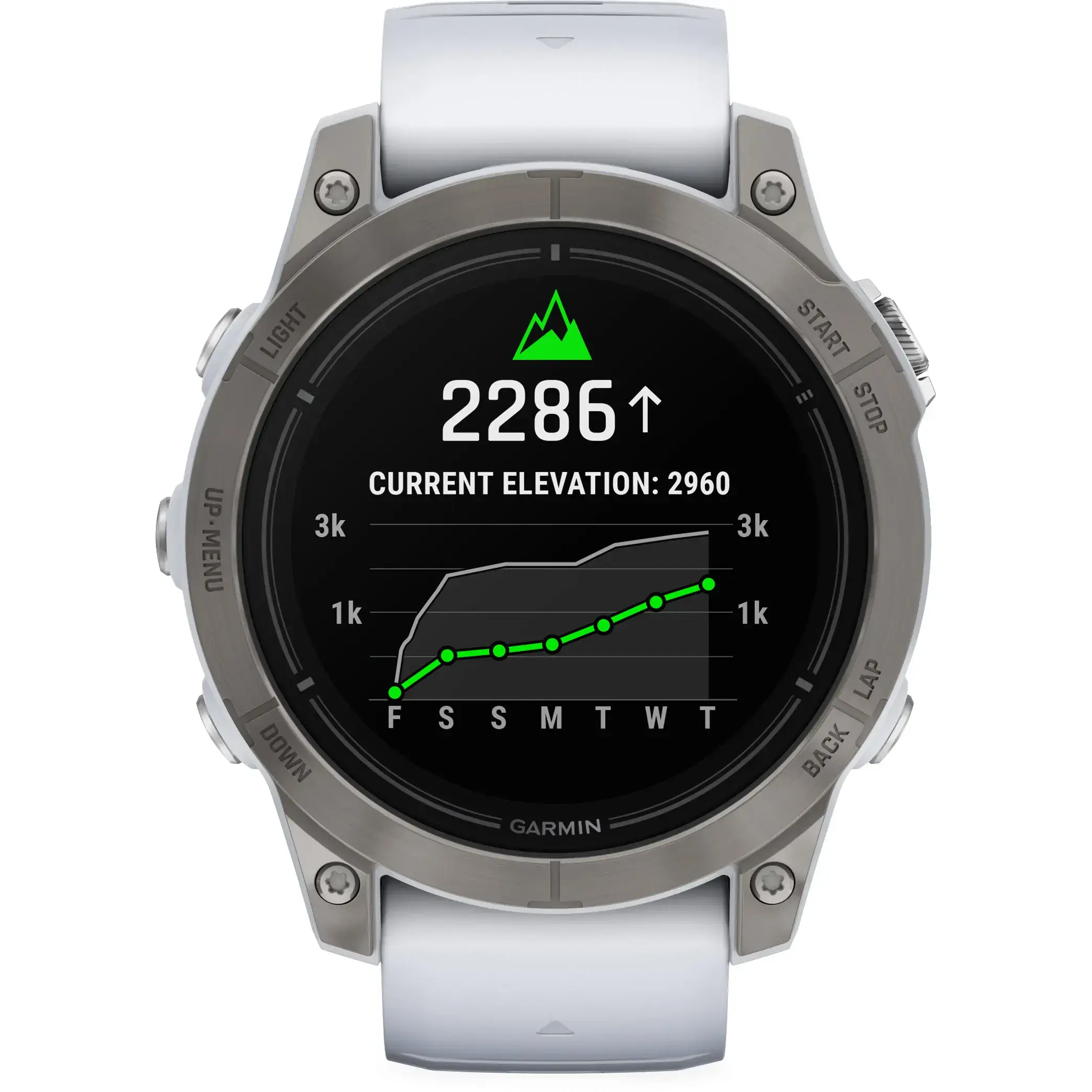 Смарт-часы Garmin Epix Pro (Gen 2) Sapphire Edition | 47 mm Titanium with Whitestone Band (010-02803-21)