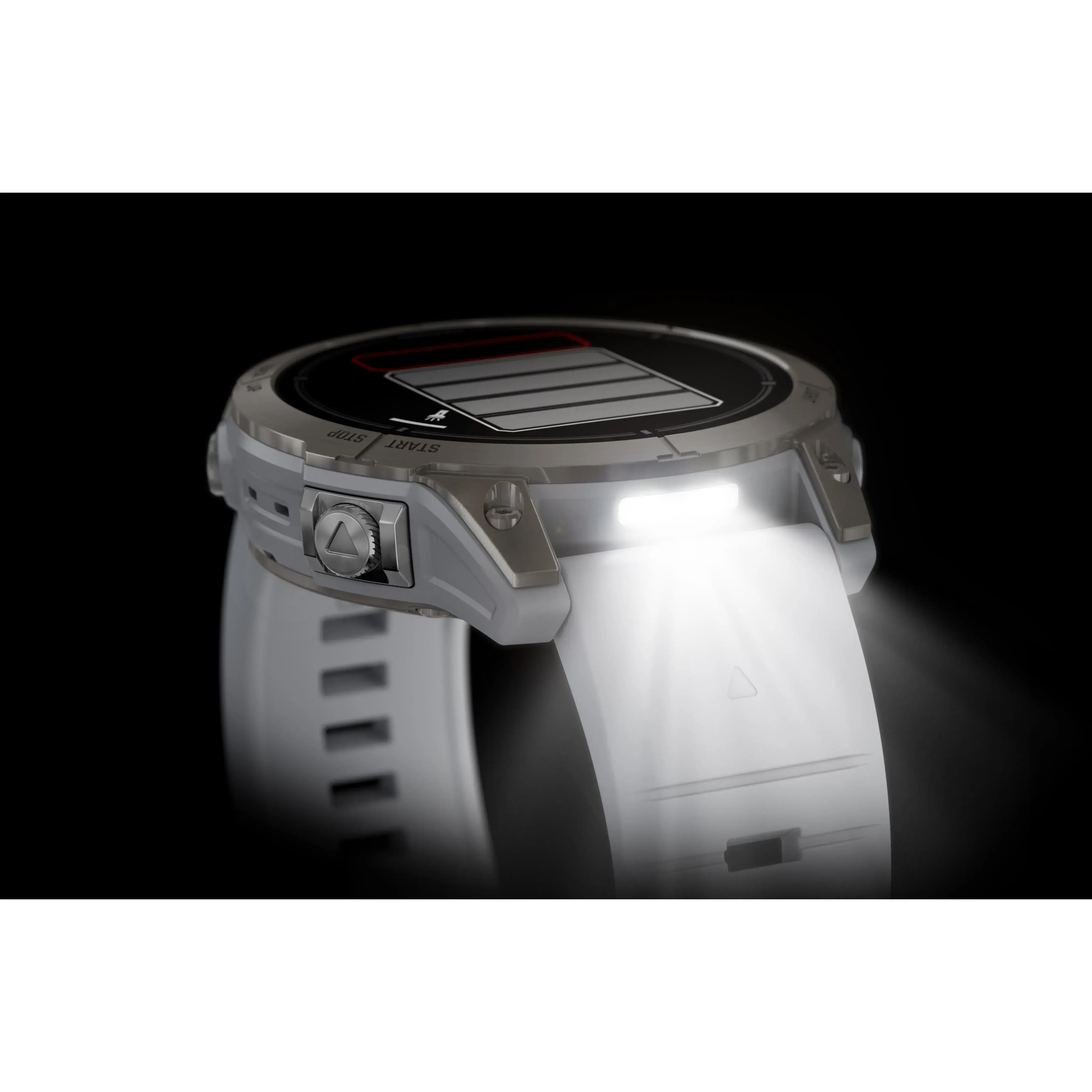 Смарт-часы Garmin Epix Pro (Gen 2) Sapphire Edition | 47 mm Titanium with Whitestone Band (010-02803-21)