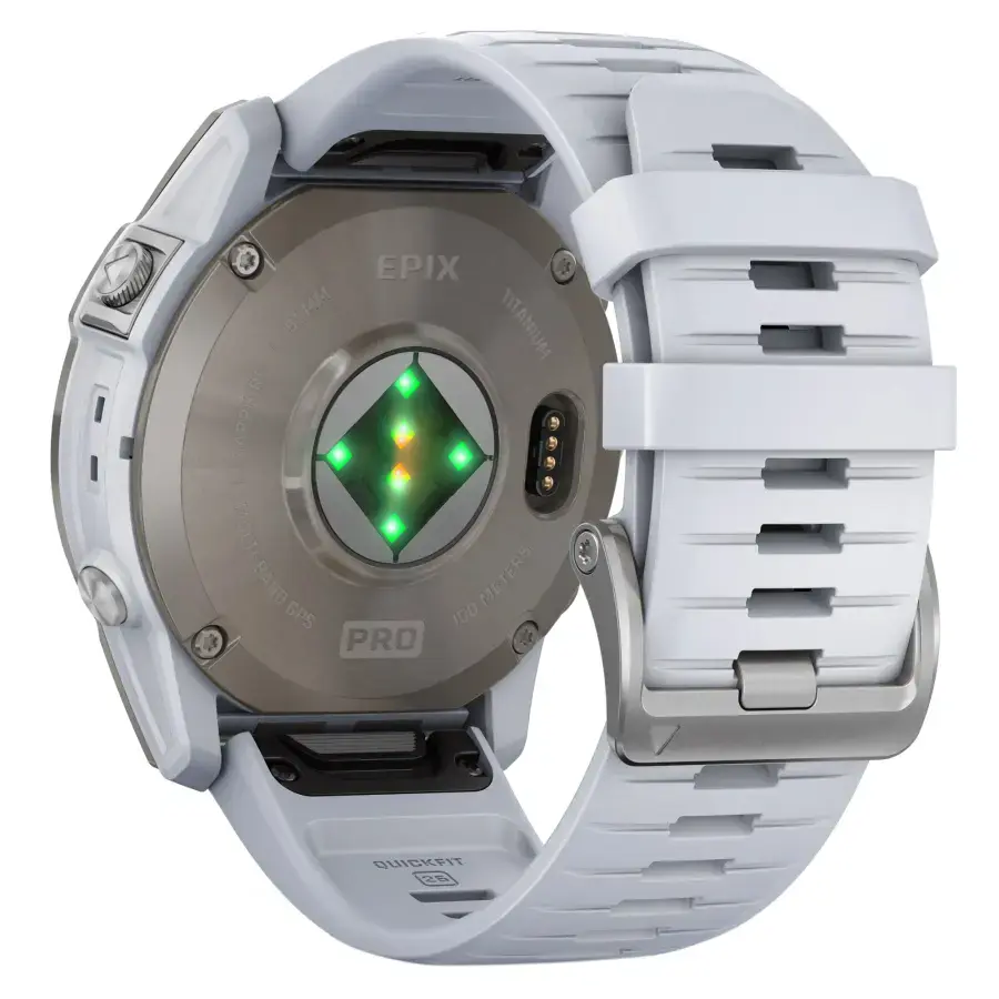 Смарт-годинник Garmin Epix Pro (Gen 2) Sapphire Edition | 51 mm Titanium with Whitestone Band (010-02804-11)