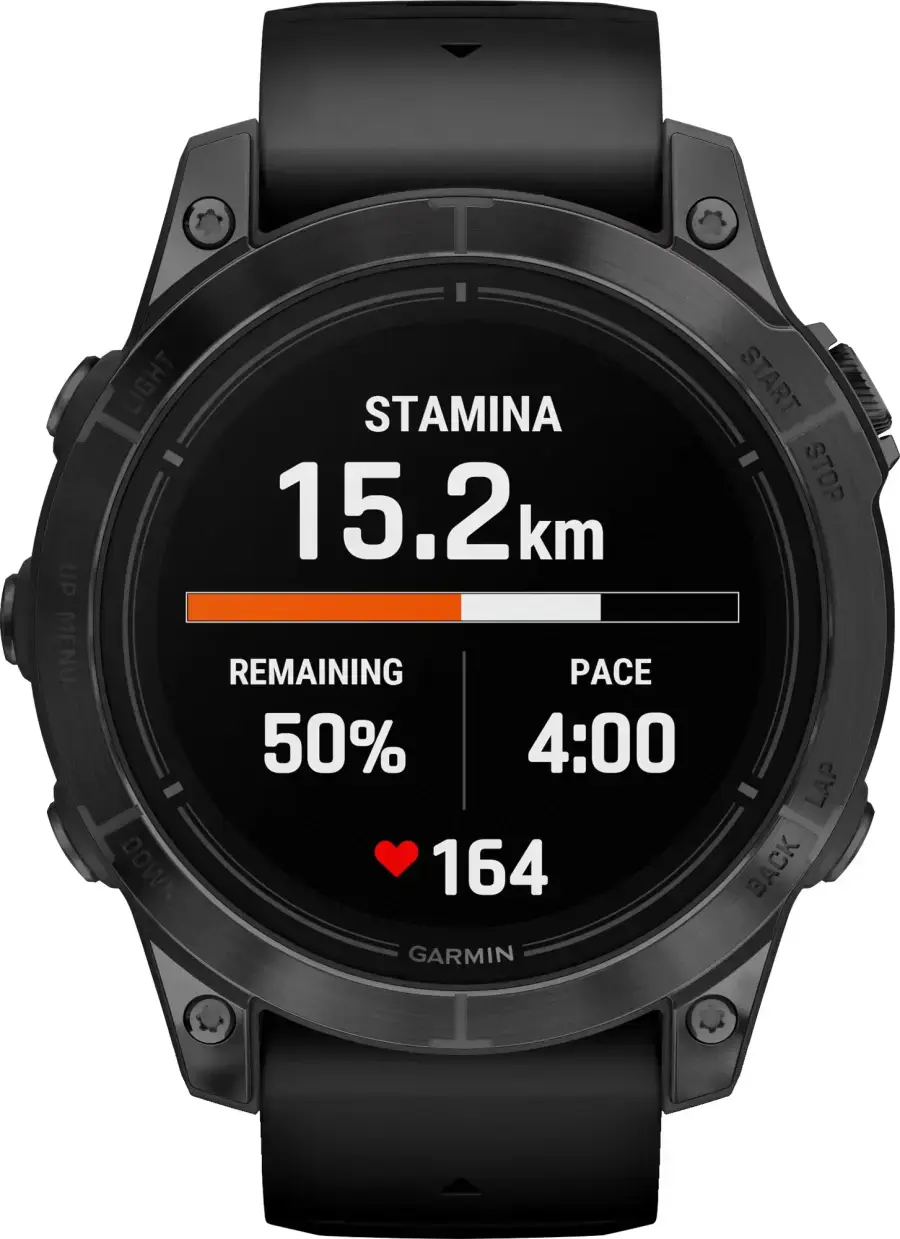 Смарт-годинник Garmin Epix Pro (Gen 2) Standard Edition | 47 mm Slate Gray with Black Band (010-02803-01)