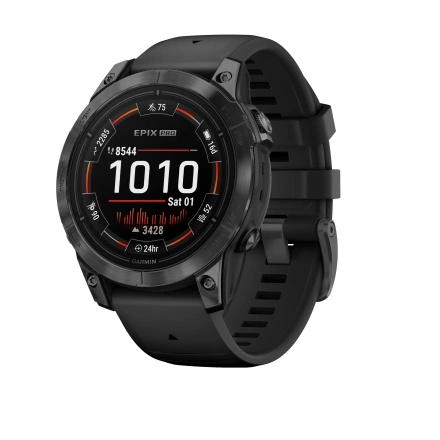 Смарт-часы Garmin Epix Pro (Gen 2) Standard Edition | 47 mm Slate Gray with Black Band (010-02803-01)