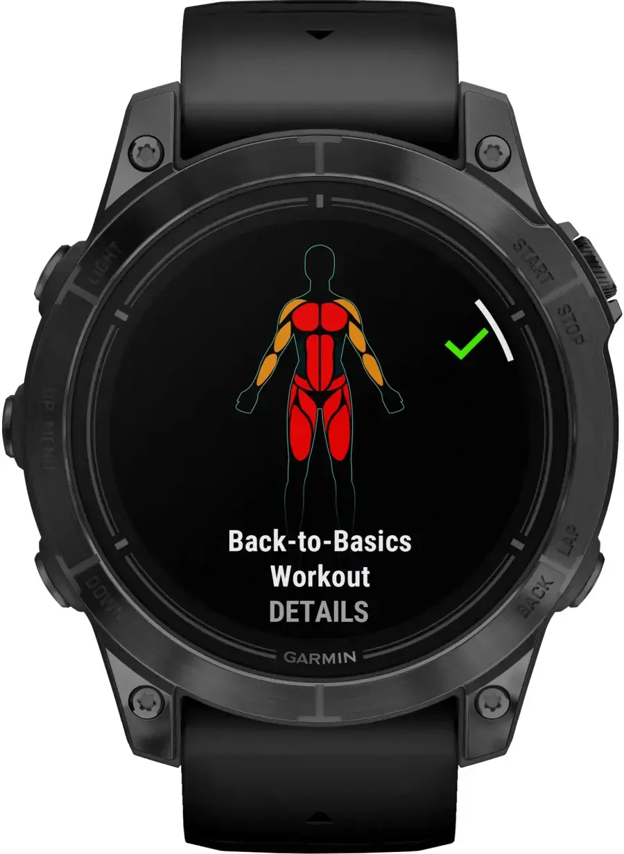 Смарт-годинник Garmin Epix Pro (Gen 2) Standard Edition | 51 mm Slate Gray with Black Band (010-02804-21)