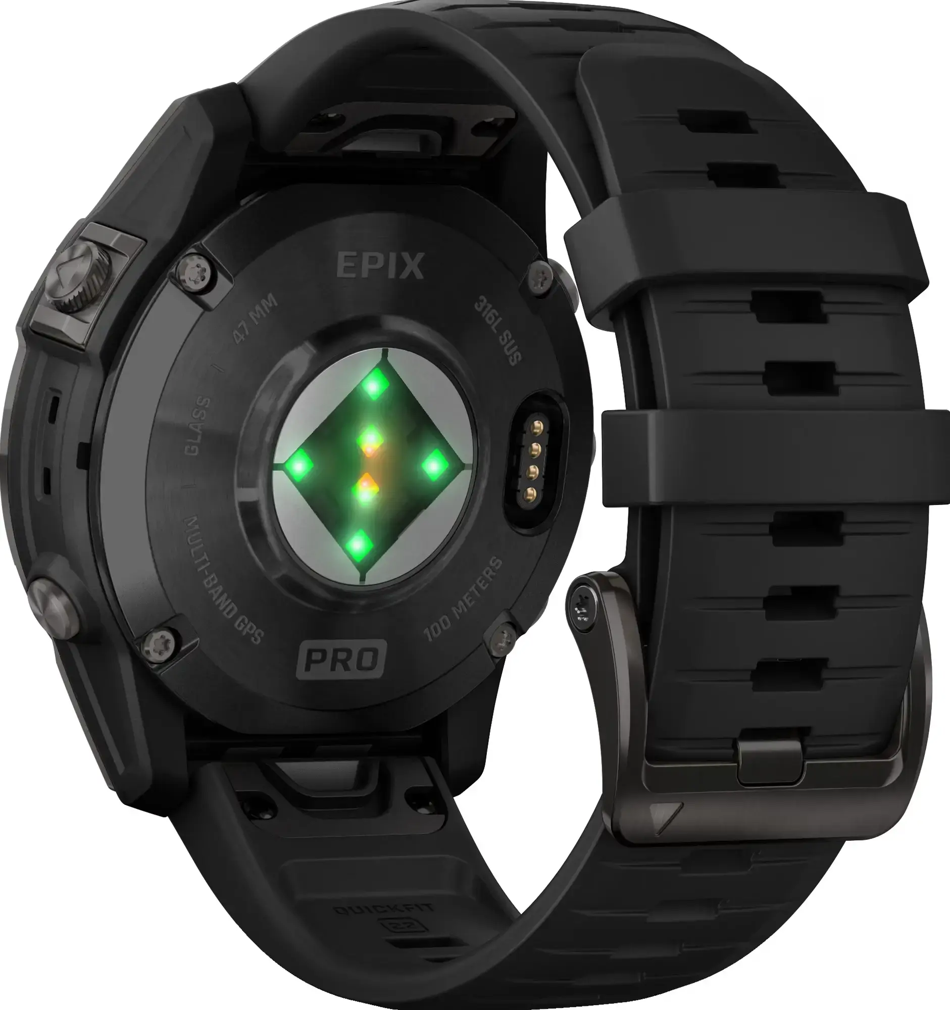 Смарт-годинник Garmin Epix Pro (Gen 2) Standard Edition | 51 mm Slate Gray with Black Band (010-02804-21)
