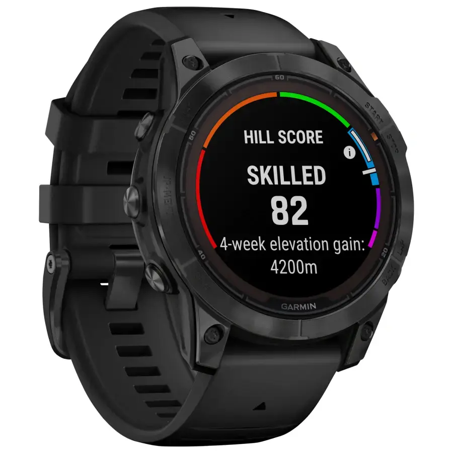 Смарт-годинник Garmin Fenix 7 Pro Solar Edition | 47 мм Slate Gray with Black Band (010-02777-01)