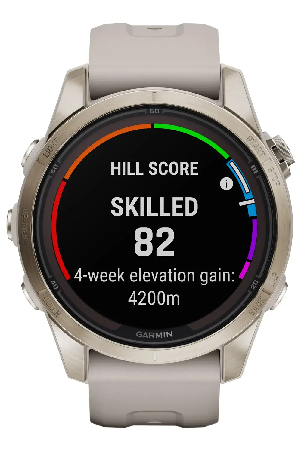Смарт-часы Garmin Fenix 7S Pro Sapphire Solar Edition | 42 мм Soft Gold with Light Sand Band (010-02776-15)