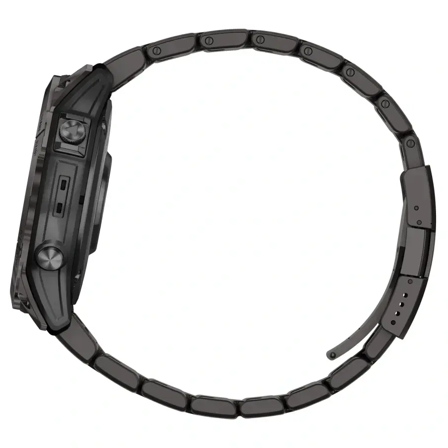 Смарт-годинник Garmin Fenix 7X Pro Sapphire Solar Edition | 51 мм Carbon Gray DLC Titanium with Vented Titanium Bracelet (010-02778-30)