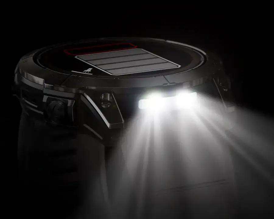 Смарт-годинник Garmin Fenix 7X Pro Sapphire Solar Edition | 51 мм Carbon Gray DLC Titanium with Vented Titanium Bracelet (010-02778-30)