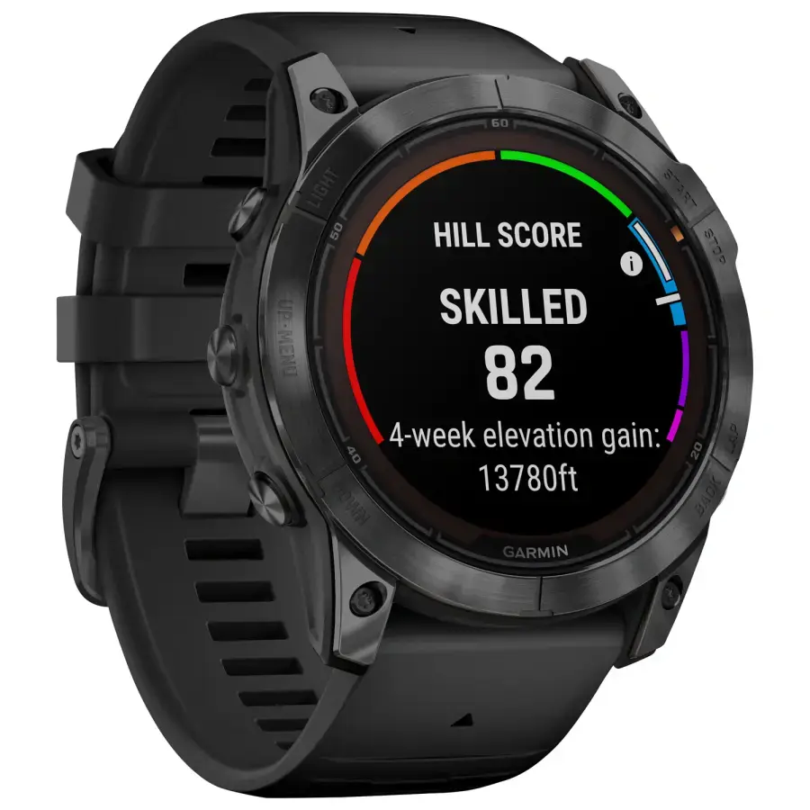 Смарт-годинник Garmin Fenix 7X Pro Solar Edition | 51 мм Slate Gray with Black Band (010-02778-01)