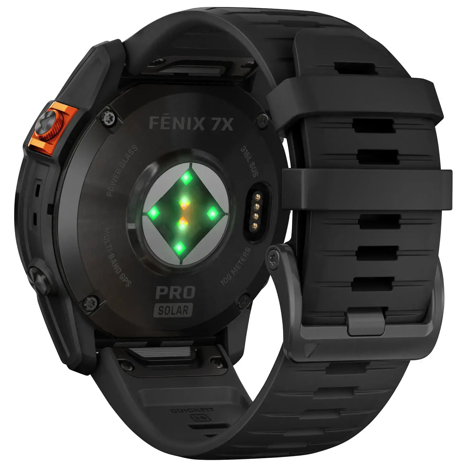 Смарт-годинник Garmin Fenix 7X Pro Solar Edition | 51 мм Slate Gray with Black Band (010-02778-01)