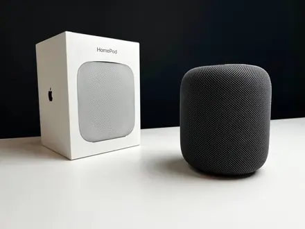 🎧USED Apple HomePod Space Gray (MQHW2), (Состояние - 9.5/10, гарантия - 1 мес.)