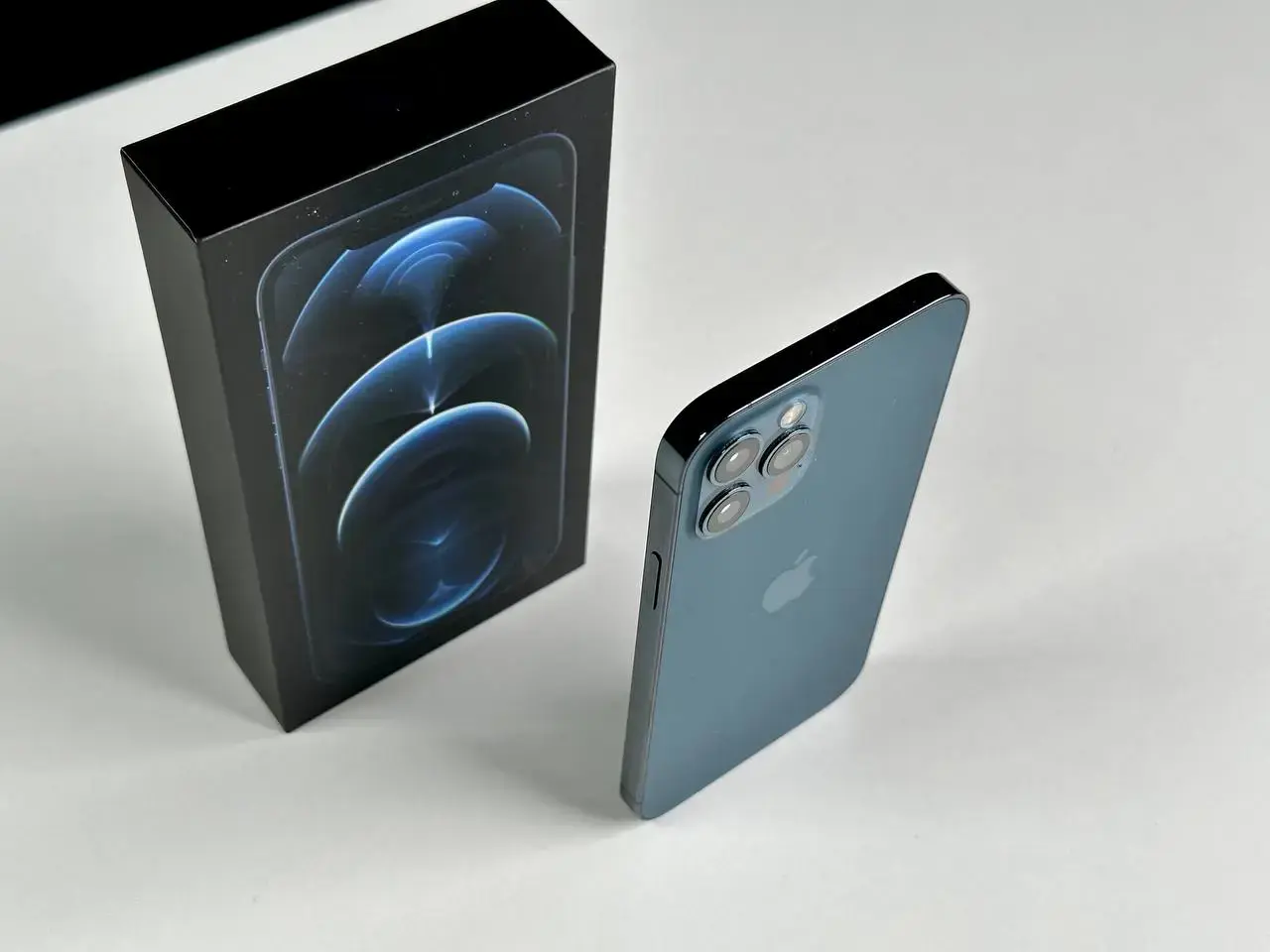USED Apple iPhone 12 Pro 512GB Pacific Blue (MGM43, MGMX3)🔋85% (Стан - 9/10, Комплект - повний | гарантія - 1 міс.)