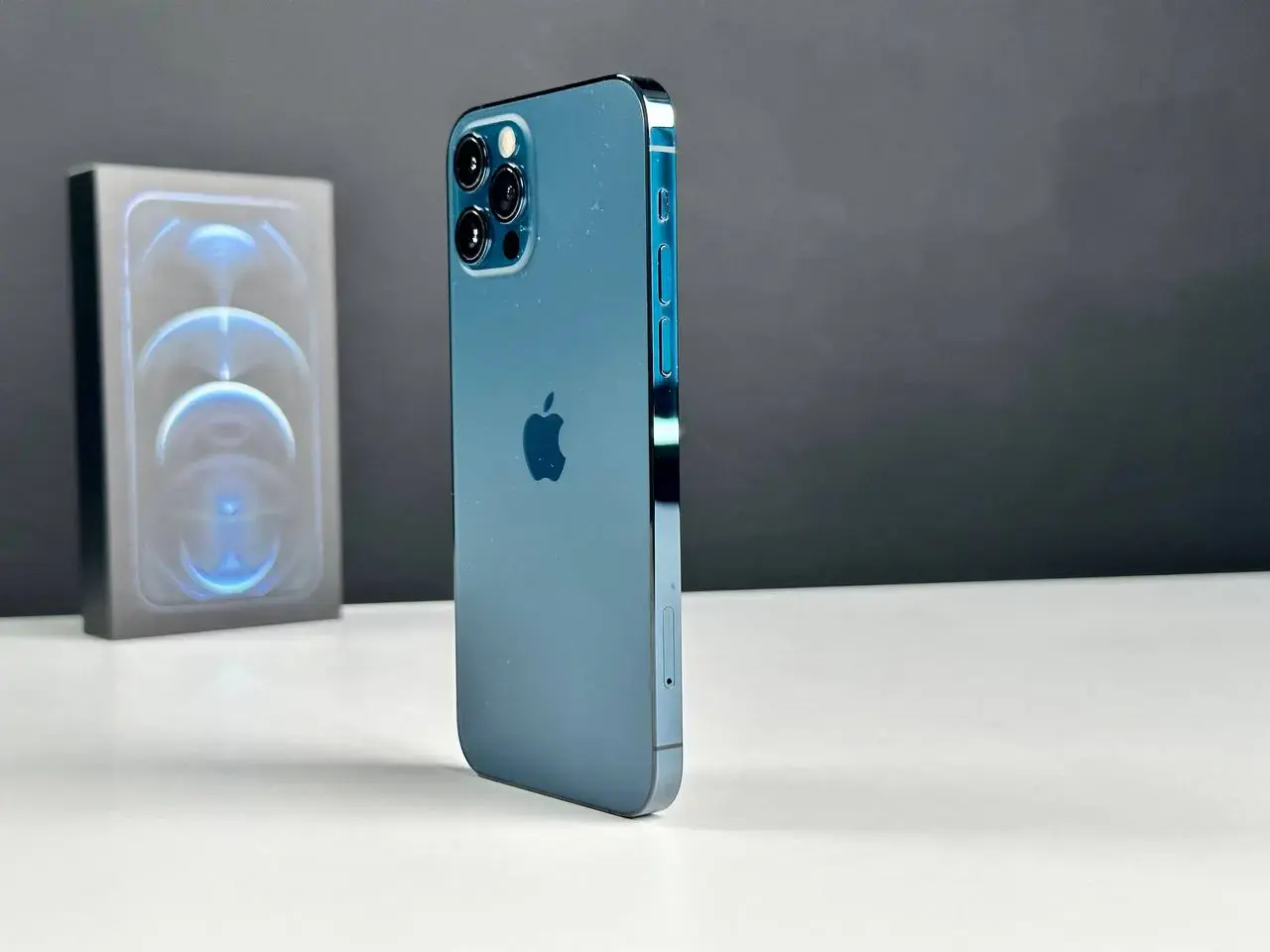 USED Apple iPhone 12 Pro 512GB Pacific Blue (MGM43, MGMX3)🔋85% (Стан - 9/10, Комплект - повний | гарантія - 1 міс.)