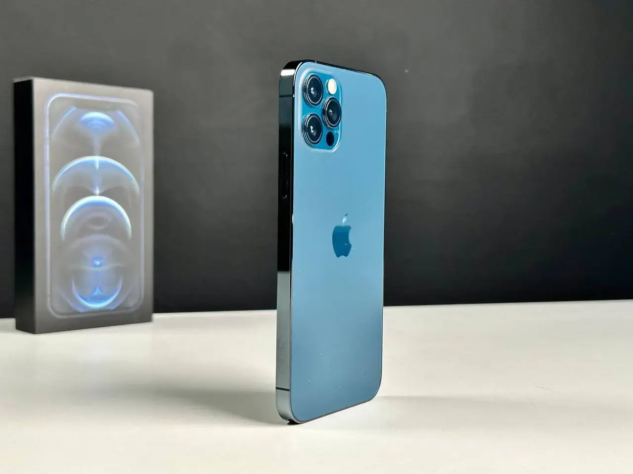 USED Apple iPhone 12 Pro 512GB Pacific Blue (MGM43, MGMX3)🔋85% (Стан - 9/10, Комплект - повний | гарантія - 1 міс.)