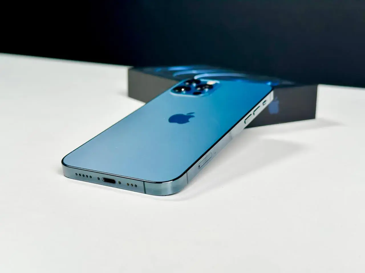 USED Apple iPhone 12 Pro 512GB Pacific Blue (MGM43, MGMX3)🔋85% (Стан - 9/10, Комплект - повний | гарантія - 1 міс.)