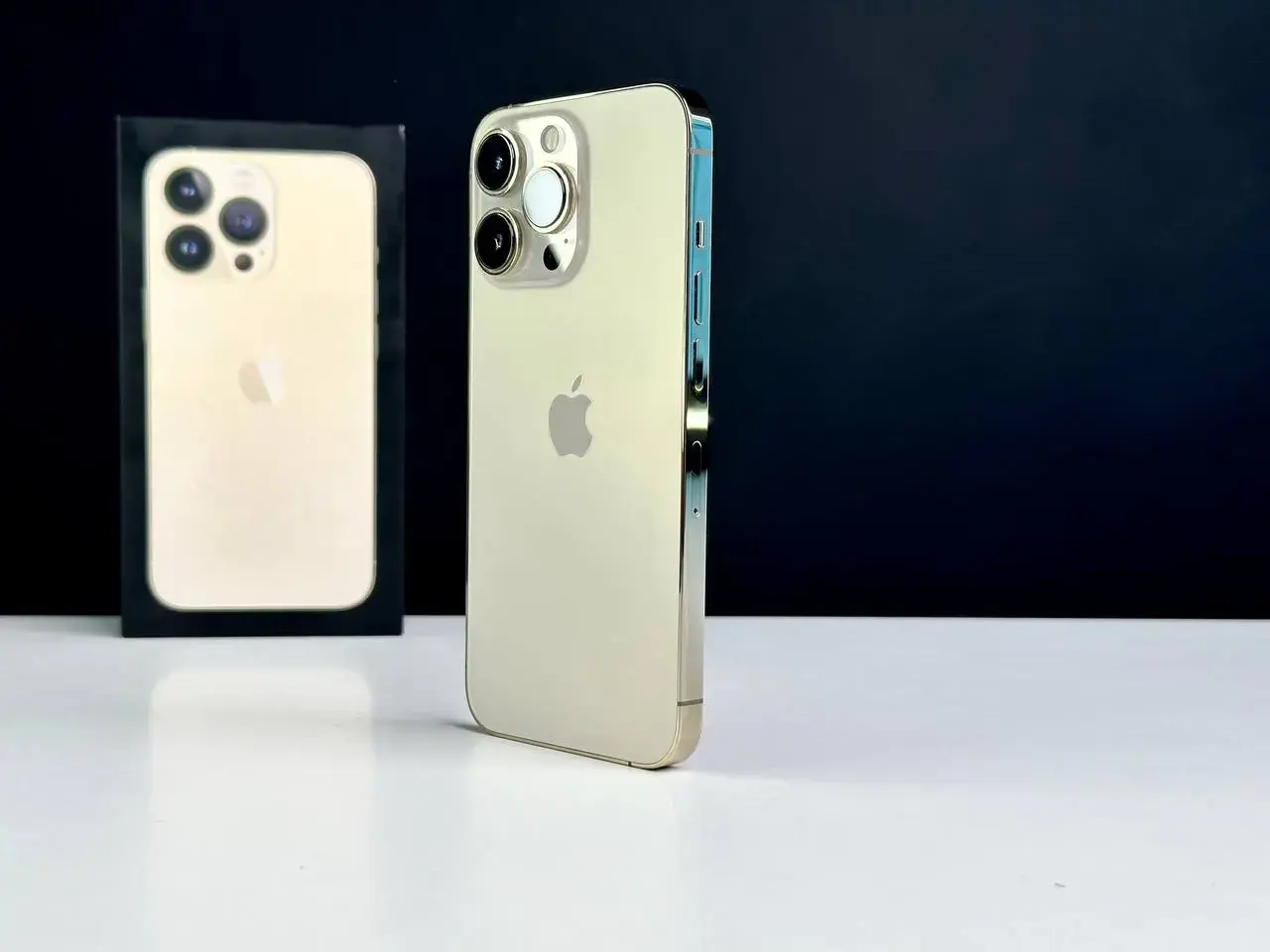 USED Apple iPhone 13 Pro 128GB Gold (MLTR3, MLVC3)🔋89% (Стан - 9/10, Комплект - iPhone, коробка | гарантія - 1 міс.)