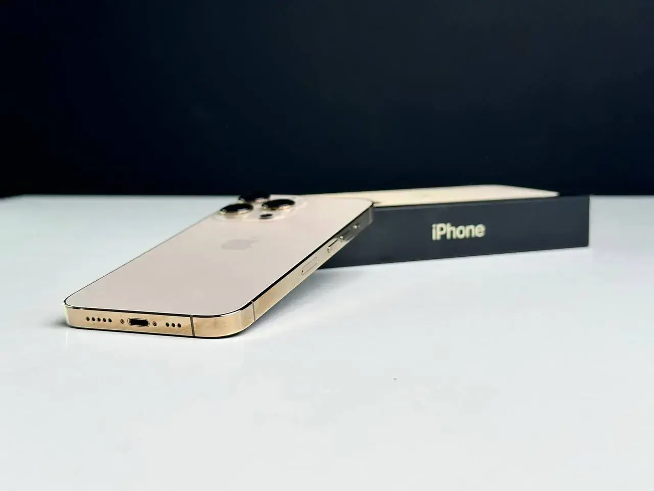 USED Apple iPhone 13 Pro 128GB Gold (MLTR3, MLVC3)🔋89% (Стан - 9/10, Комплект - iPhone, коробка | гарантія - 1 міс.)