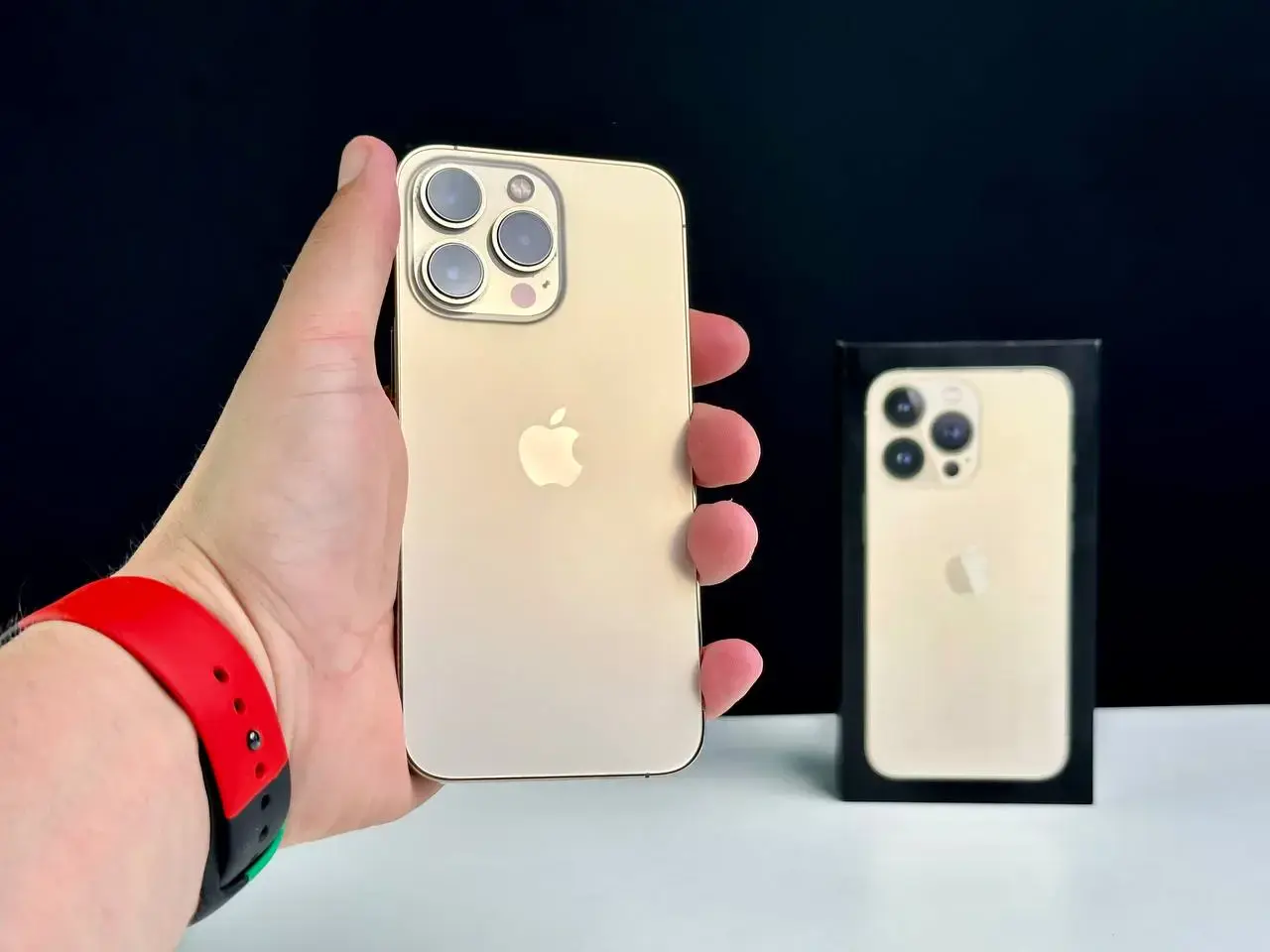 USED Apple iPhone 13 Pro 128GB Gold (MLTR3, MLVC3)🔋89% (Стан - 9/10, Комплект - iPhone, коробка | гарантія - 1 міс.)