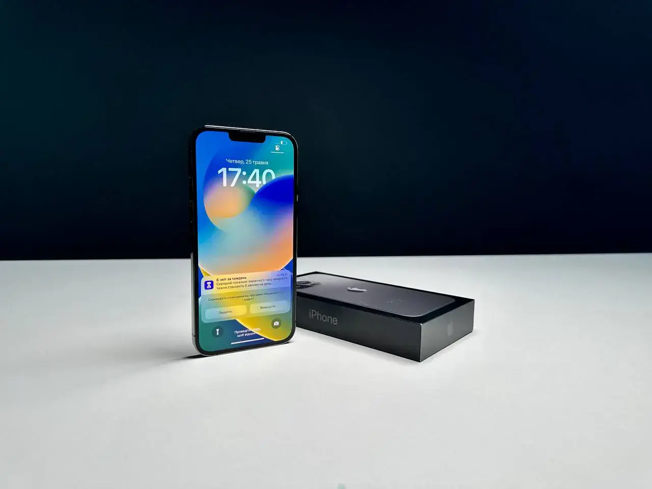 USED Apple iPhone 13 Pro Max 128GB Graphite (MLKL3, MLL63)🔋87% (Стан - 9/10, Комплект - повний | гарантія - 1 міс.)