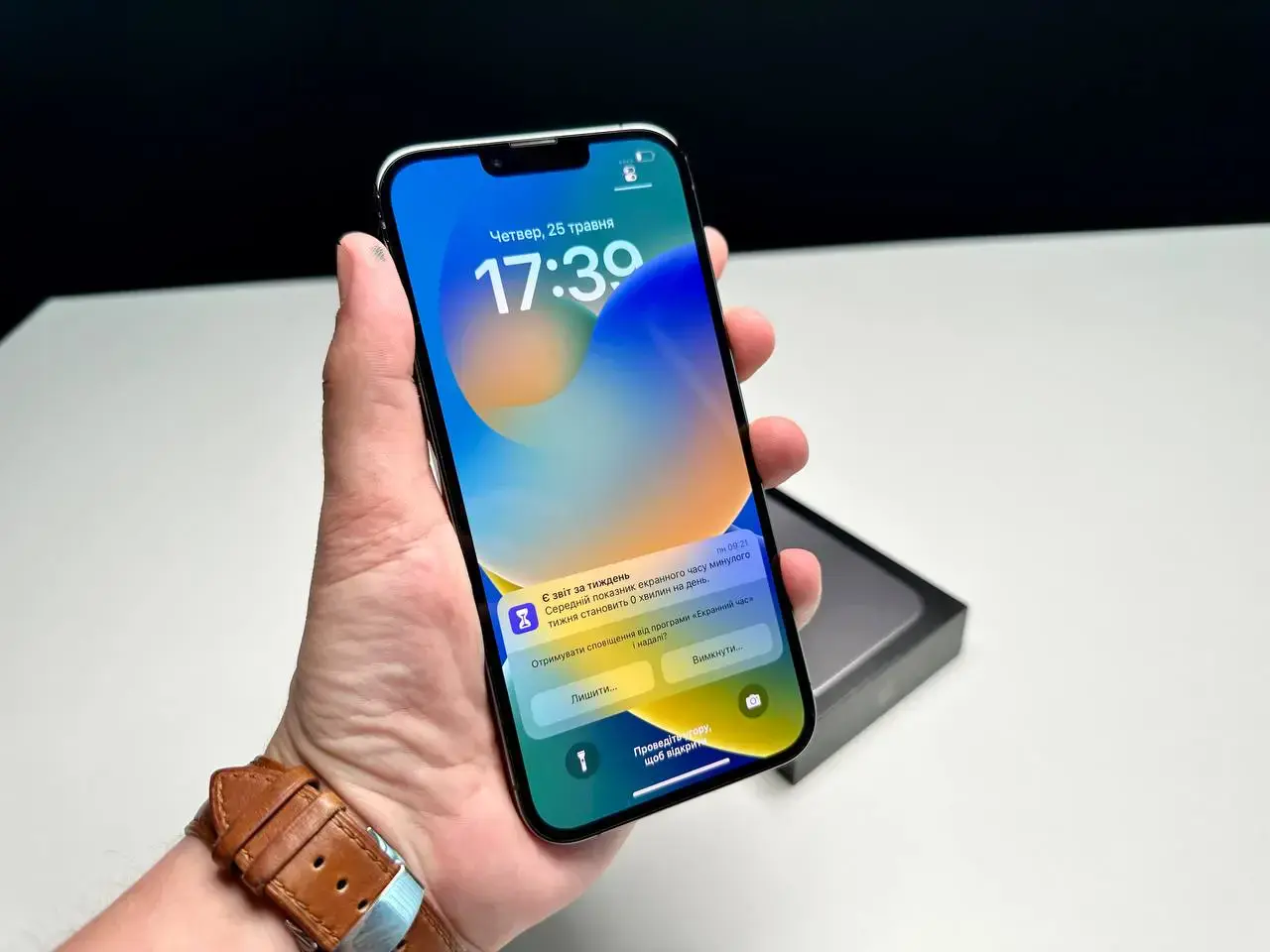 USED Apple iPhone 13 Pro Max 128GB Graphite (MLKL3, MLL63)🔋87% (Стан - 9/10, Комплект - повний | гарантія - 1 міс.)