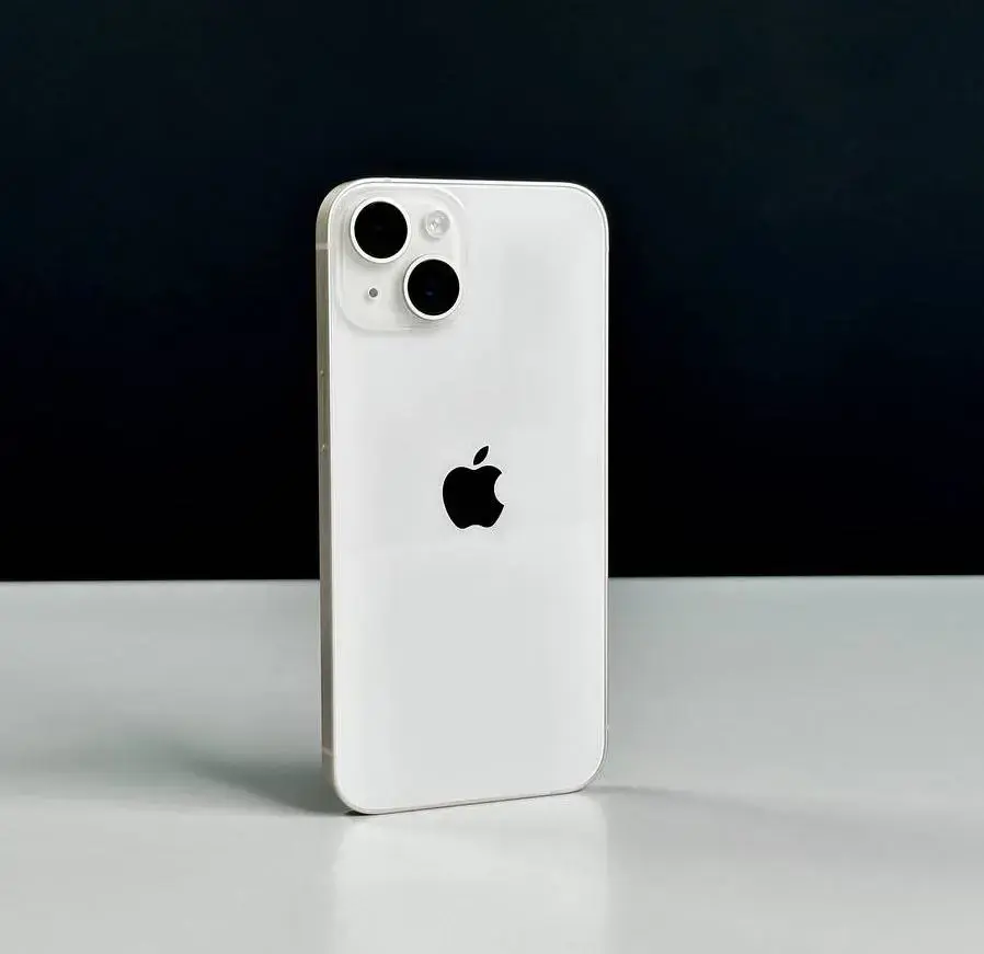 USED Apple iPhone 14 256GB Starlight (MPW43)🔋95% (Стан - 10/10, Комплект - iPhone, кабель зарядки | гарантія - 1 міс.)