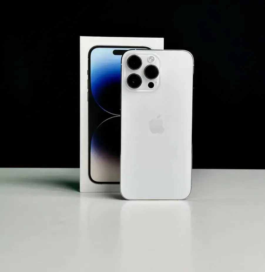 USED Apple iPhone 14 Pro Max 256GB Silver (MQ9V3)🔋98% (Состояние - 10/10, Комплект - полный | гарантия - 6 мес.)