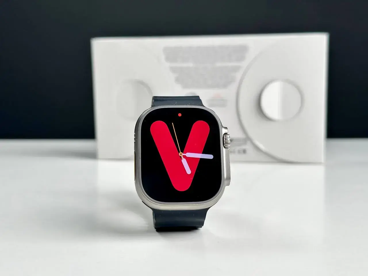 USED Apple Watch Ultra GPS + Cellular 49mm Titanium Case with Midnight Ocean Band (MQET3, MQFK3)