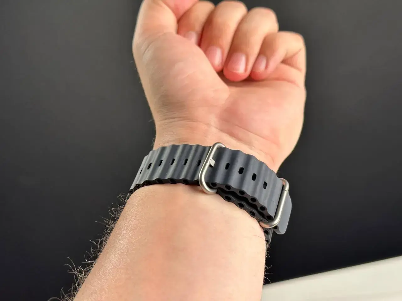 USED Apple Watch Ultra GPS + Cellular 49mm Titanium Case with Midnight Ocean Band (MQET3, MQFK3)
