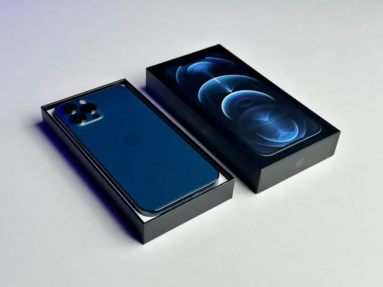 USED iPhone 12 Pro Max 512GB Pacific Blue (MGCT3, MGDL3)🔋83% (Стан - 9,5/10, Комплект - iPhone, коробка | гарантія - 1 міс.)