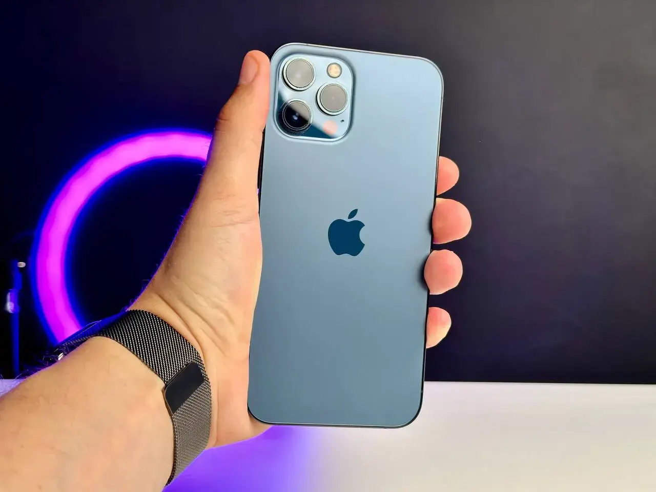 USED iPhone 12 Pro Max 512GB Pacific Blue (MGCT3, MGDL3)🔋83% (Стан - 9,5/10, Комплект - iPhone, коробка | гарантія - 1 міс.)