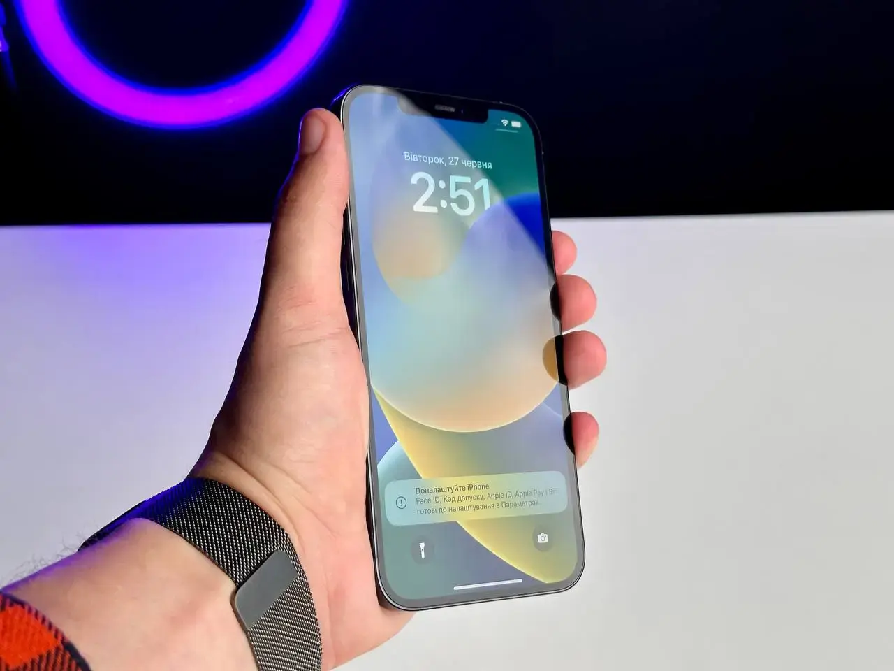 USED iPhone 12 Pro Max 512GB Pacific Blue (MGCT3, MGDL3)🔋83% (Стан - 9,5/10, Комплект - iPhone, коробка | гарантія - 1 міс.)
