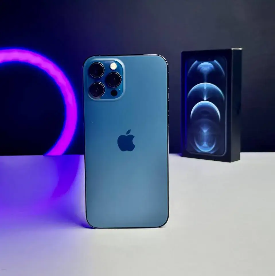 USED iPhone 12 Pro Max 512GB Pacific Blue (MGCT3, MGDL3)🔋83% (Стан - 9,5/10, Комплект - iPhone, коробка | гарантія - 1 міс.)