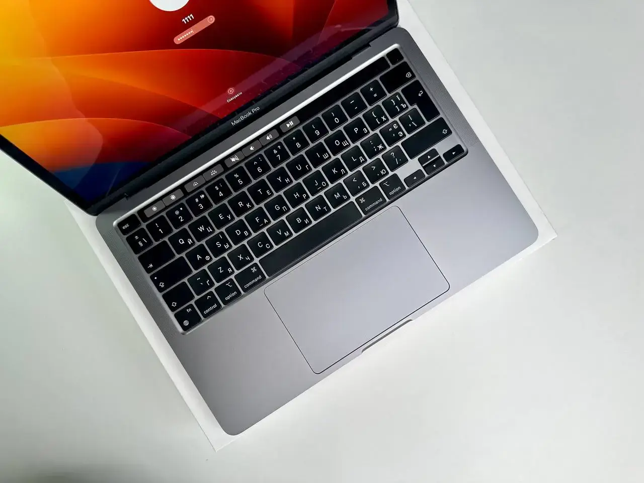 USED MacBook Pro 13" Space Gray 2022 (MNEJ3) (M2 | 8 ГБ | 512 ГБ SSD)(Стан - 9.5/10. Комплект - повний | Гарантія - 1 міс | Стан акумулятора - 99%)