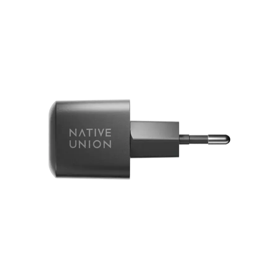 Зарядний пристрій Native Union Fast GaN Charger PD 30W USB-C Port Black (FAST-PD30-2-BLK-EU)